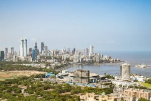Scenic view of South Mumbai with iconic heritage buildings, Gateway of India, and Marine Drive captured during a Mumbai Darshan tour